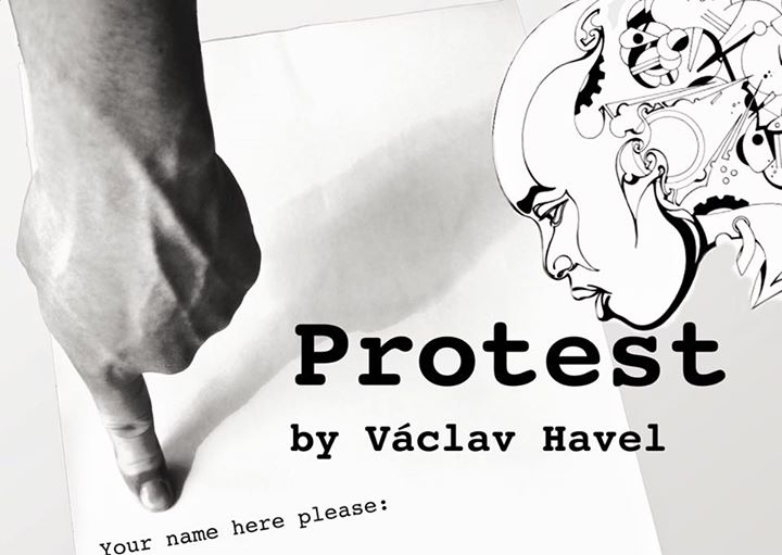 Cover of Havel's play, "Protest"