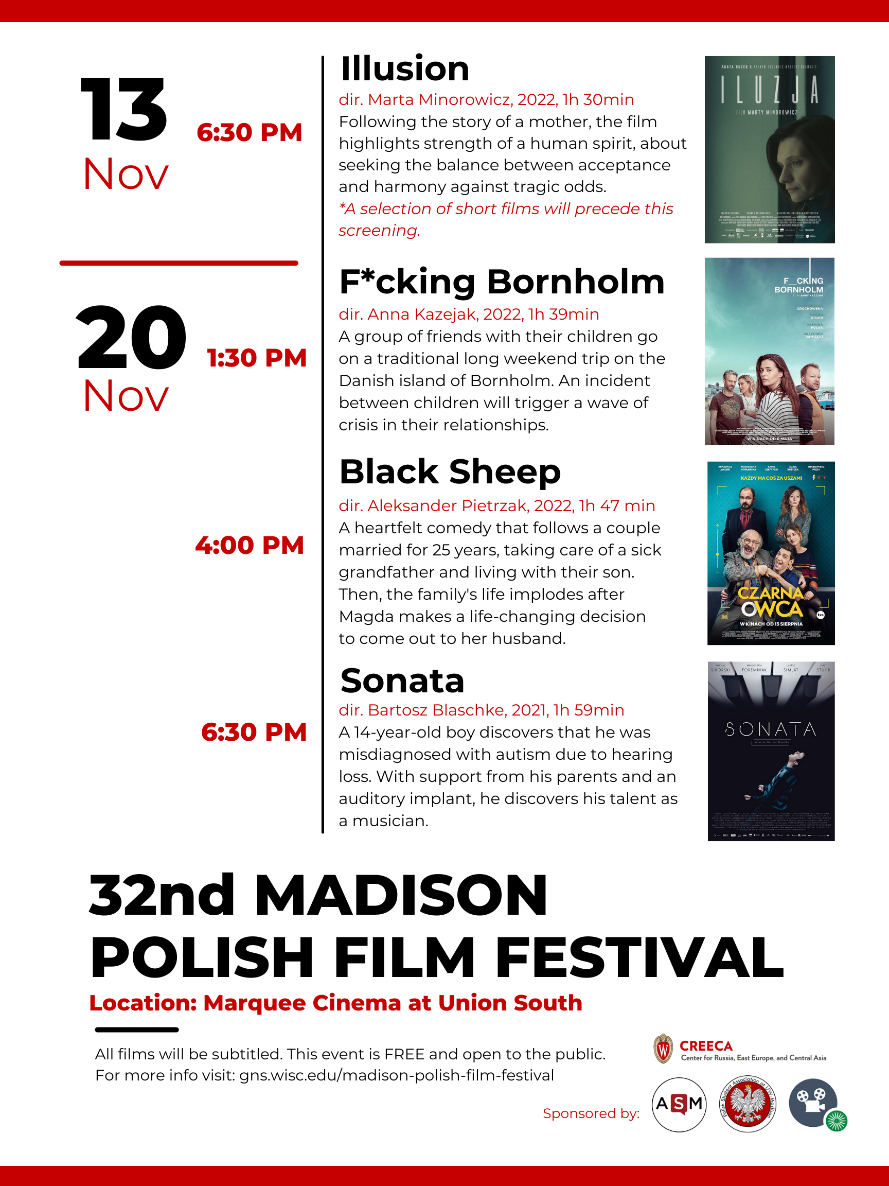 2022 Madison Polish Film Festival poster