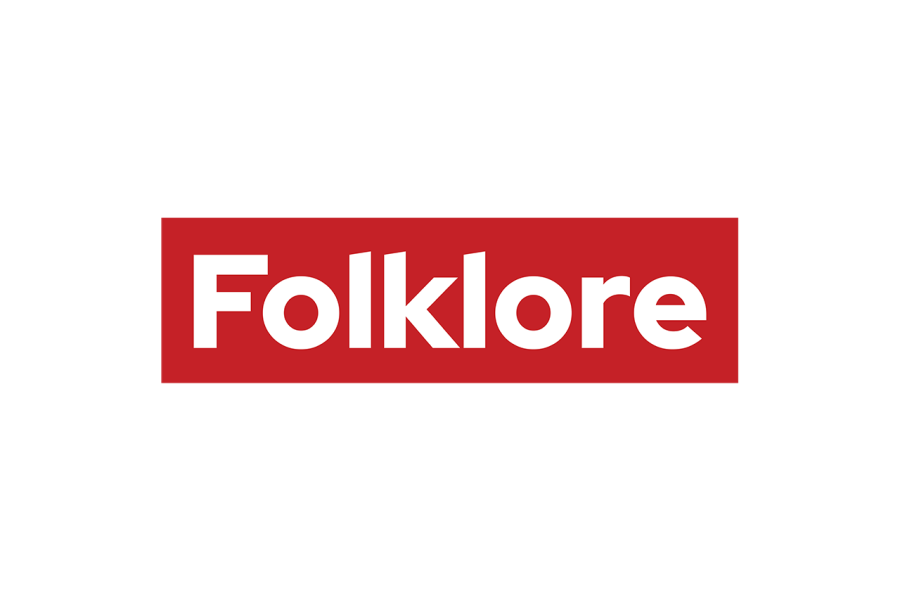 Folklore logo with text on image