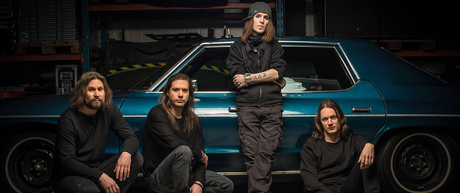 A photo of Finnish death metal band Children of Bodom.