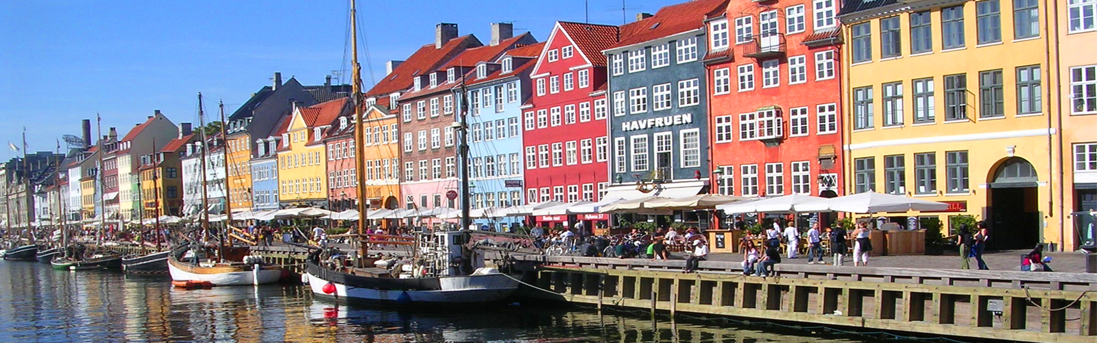 A photo of Copenhagen's waterfront.
