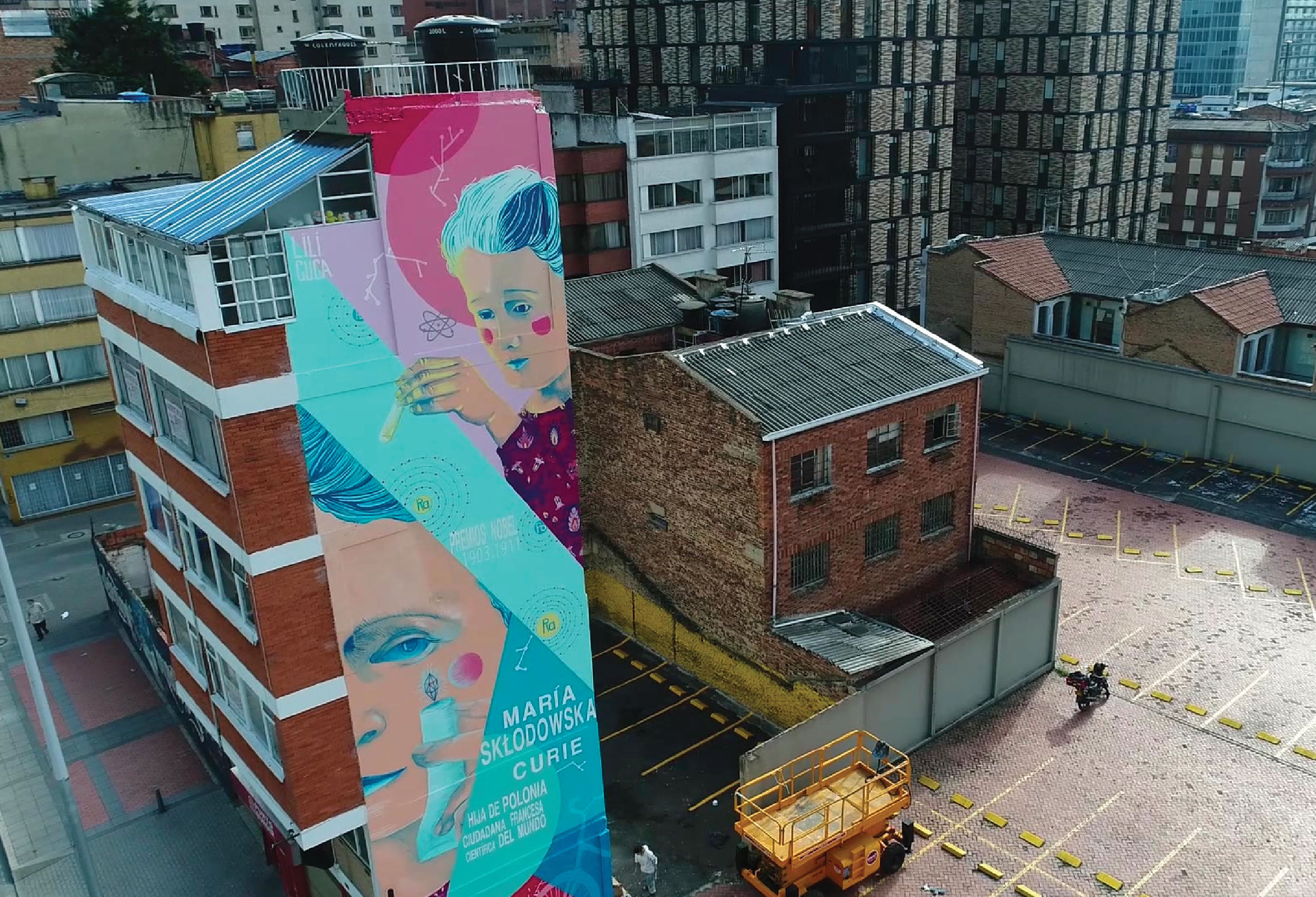 A photo of a mural in Bogotá, Colombia. 