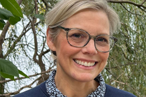 A photo of Jeanne Schueller. 