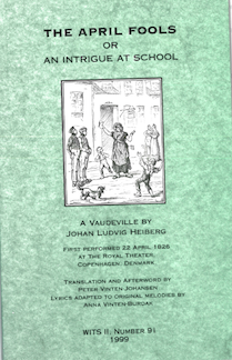 Book cover of No. 9i: April Fools by Johan Ludvig Heiberg