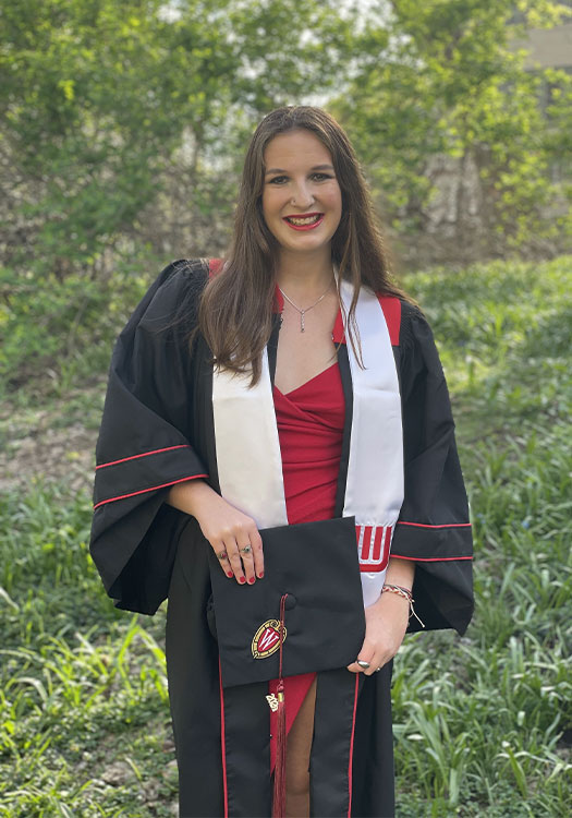 image of graduated student Rebecca Kubacki